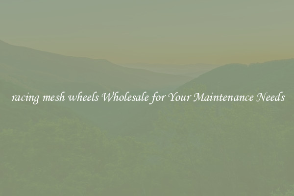 racing mesh wheels Wholesale for Your Maintenance Needs