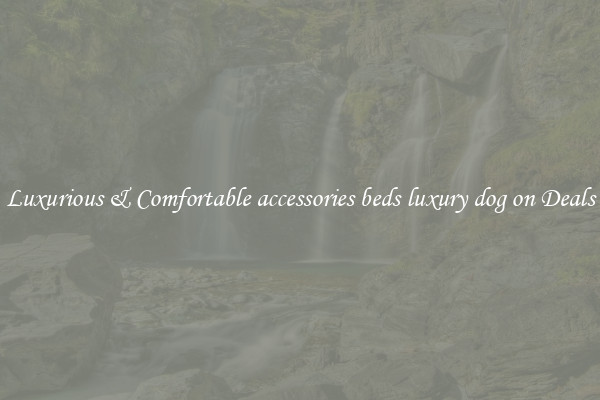 Luxurious & Comfortable accessories beds luxury dog on Deals