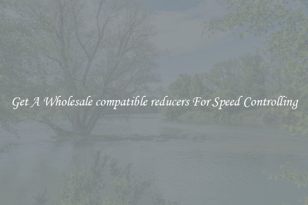 Get A Wholesale compatible reducers For Speed Controlling