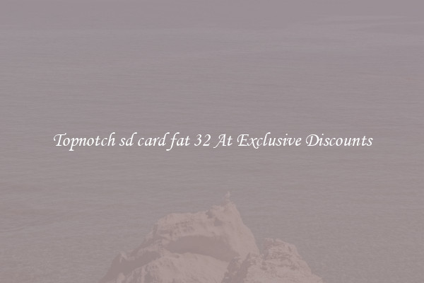 Topnotch sd card fat 32 At Exclusive Discounts