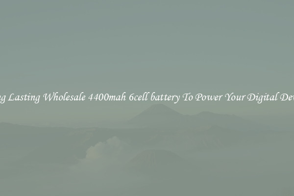Long Lasting Wholesale 4400mah 6cell battery To Power Your Digital Devices