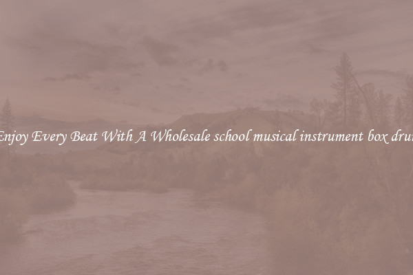 Enjoy Every Beat With A Wholesale school musical instrument box drum