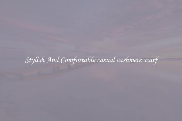 Stylish And Comfortable casual cashmere scarf