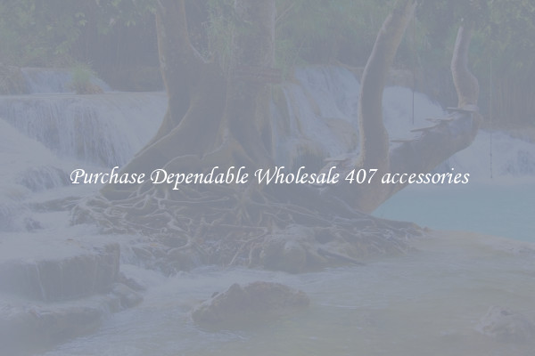Purchase Dependable Wholesale 407 accessories