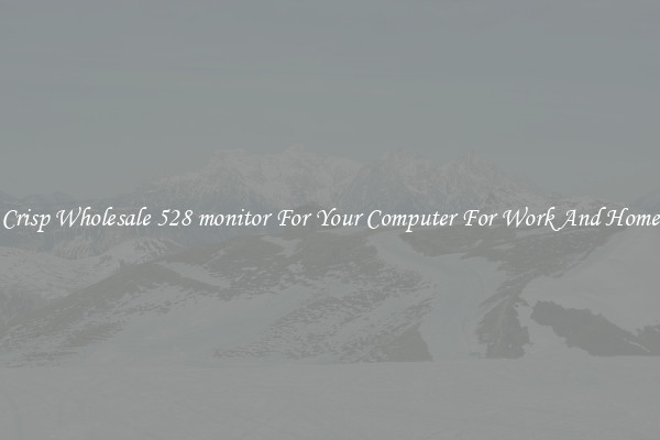 Crisp Wholesale 528 monitor For Your Computer For Work And Home